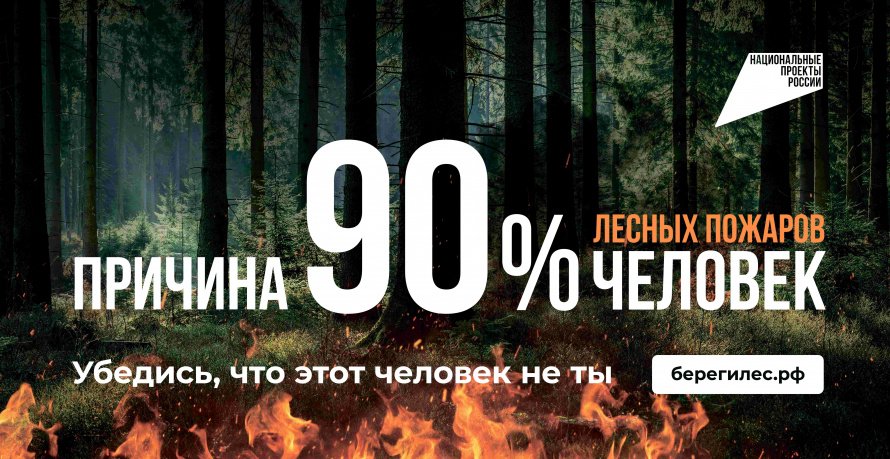 Причина 90% лесных пожаров ЧЕЛОВЕК