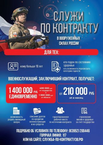 Служи по контракту в Вооруженных силах России